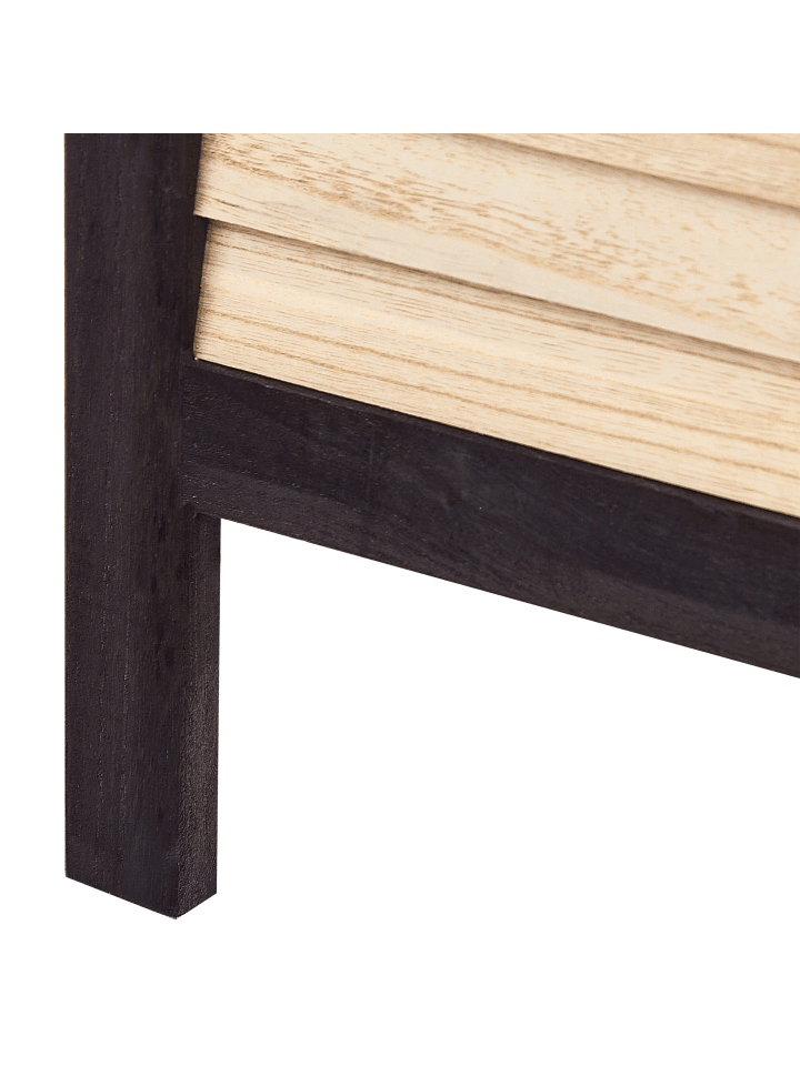 Beliani Paravent BRENNERBAD in Heller Holzfarbton/Braun - (W) 164 x (H) 170 x (L) 2 cm günstig kaufen onesize
