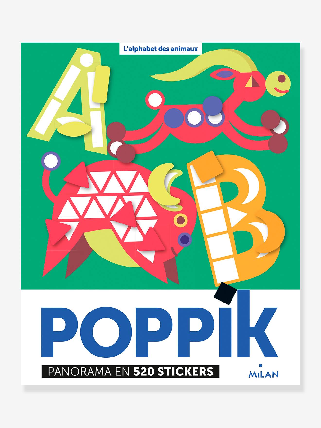 Poppik alphabet des animaux MILAN blanc