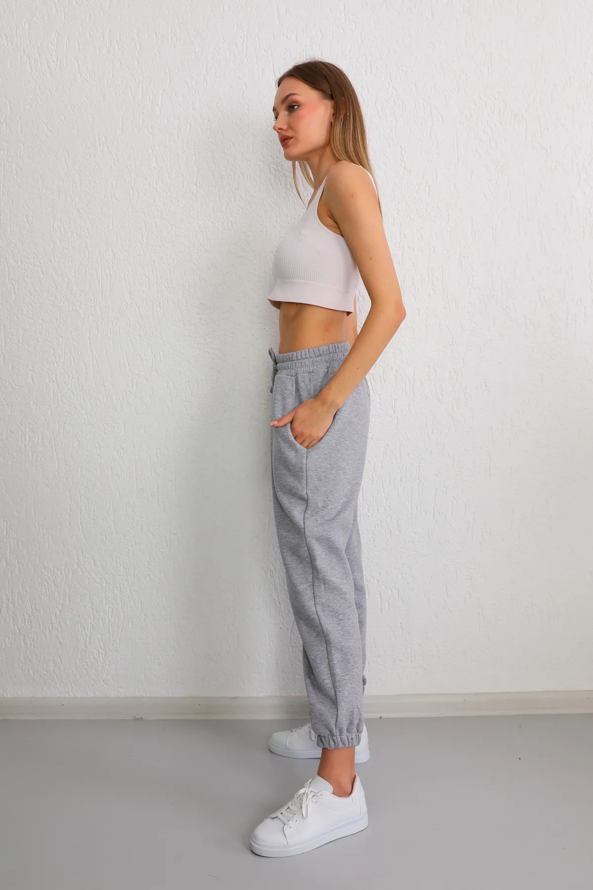 BİKELİFE  Jogginghose - Grau - Jogger