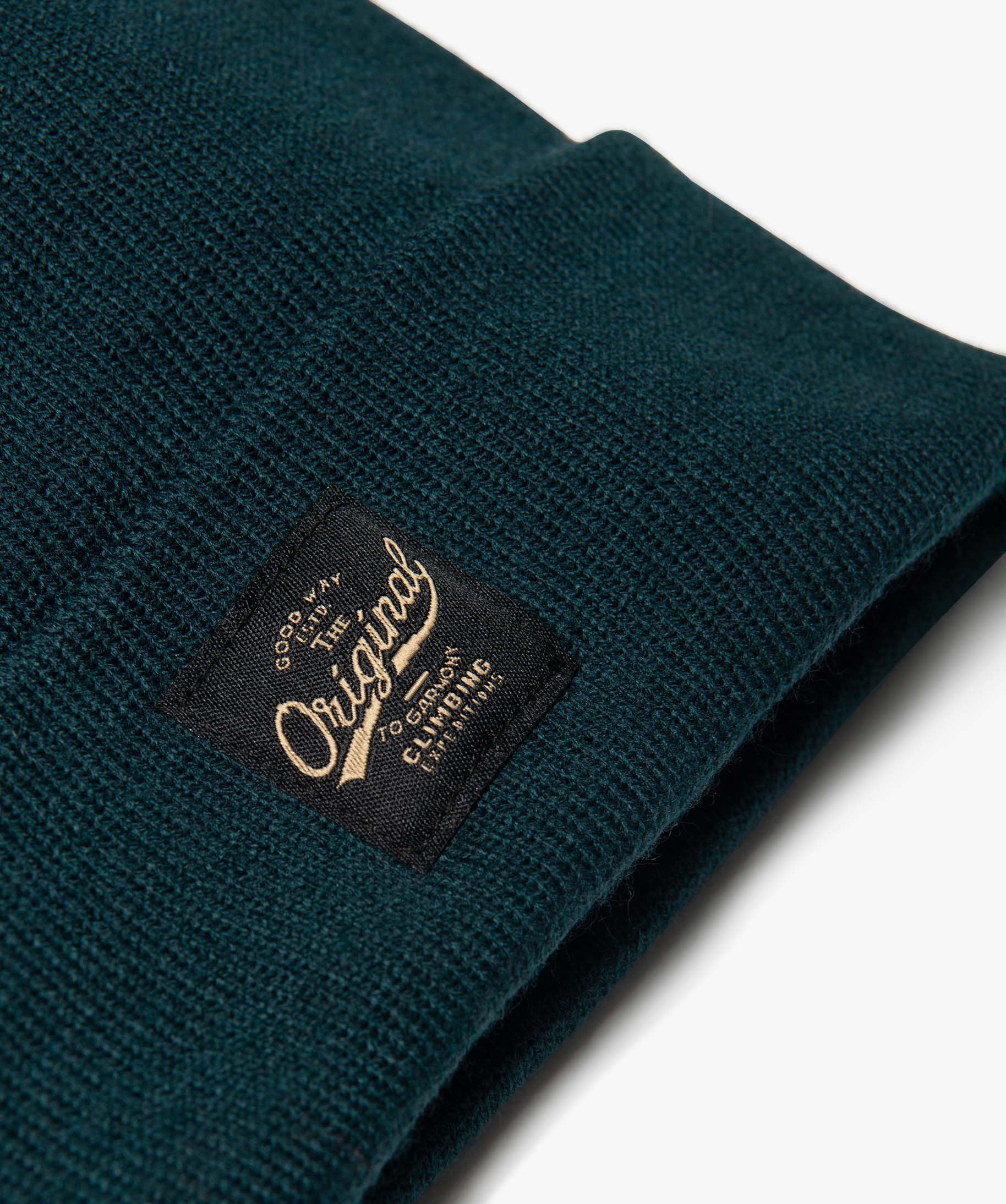 Bonnet homme uni contenant du polyester recyclé vert | GEMO