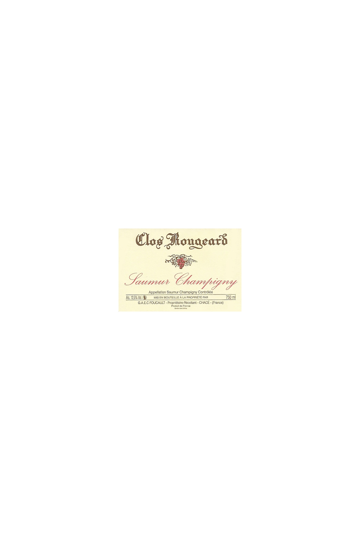 Clos Rougeard - Le Clos 2010, Saumur Champigny
