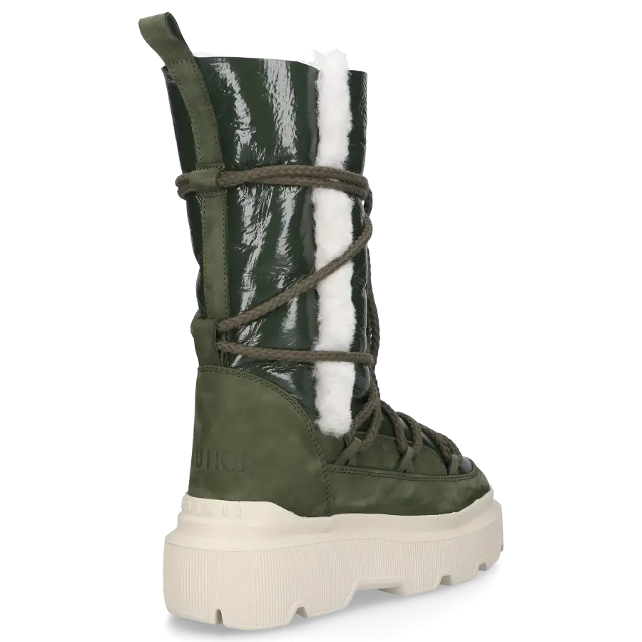 INUIKII - Stiefel ENDURANCE COZY Lackleder - grün