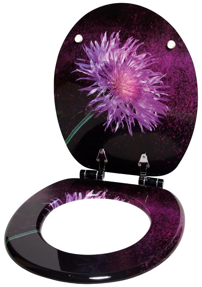 Sanilo WC-Sitz Purple Dust, mit Absenkautomatik