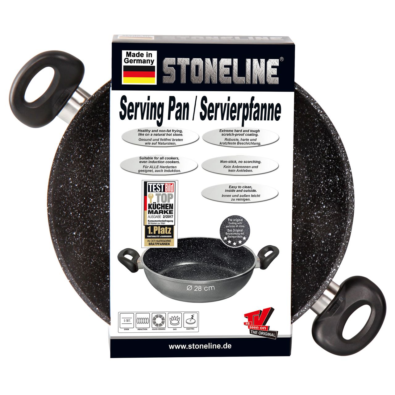 STONELINE® Made in Germany Servierpfanne