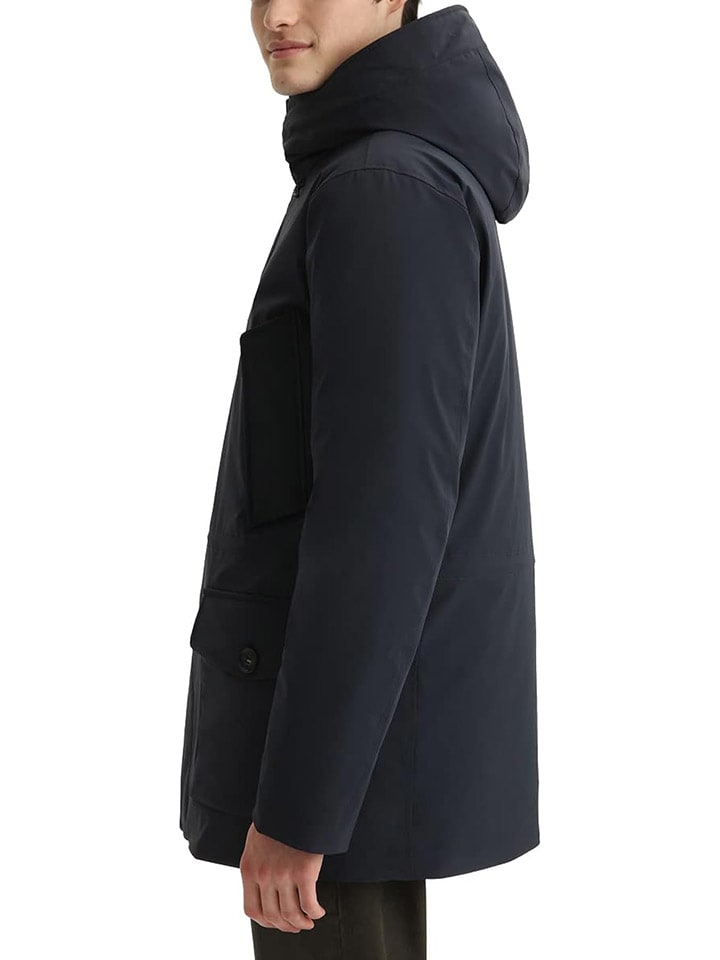 Woolrich Daunenparka in Dunkelblau günstig kaufen
