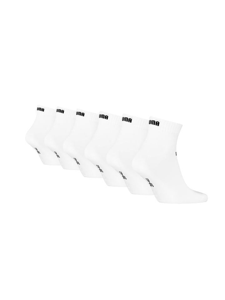 Puma Socken ELEMENTS QUARTER 6P in White günstig kaufen