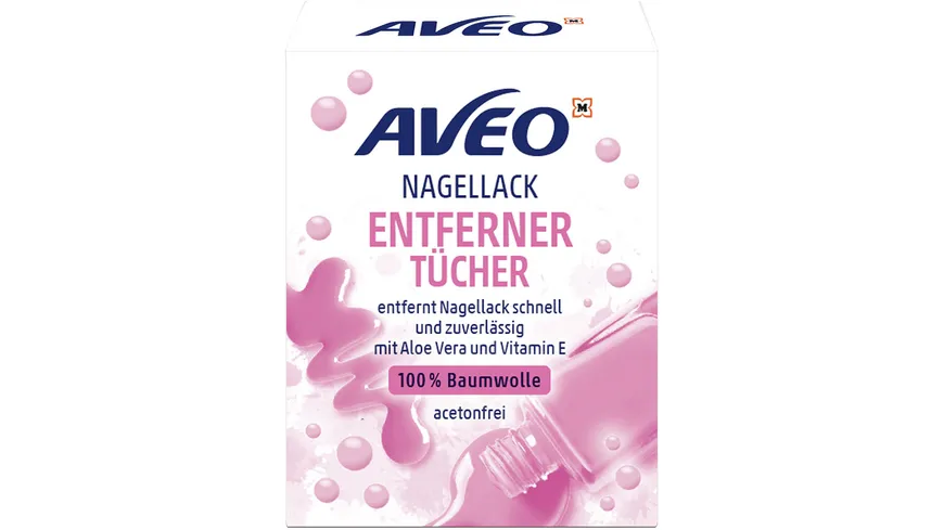 AVEO Nagellackentferner Tücher