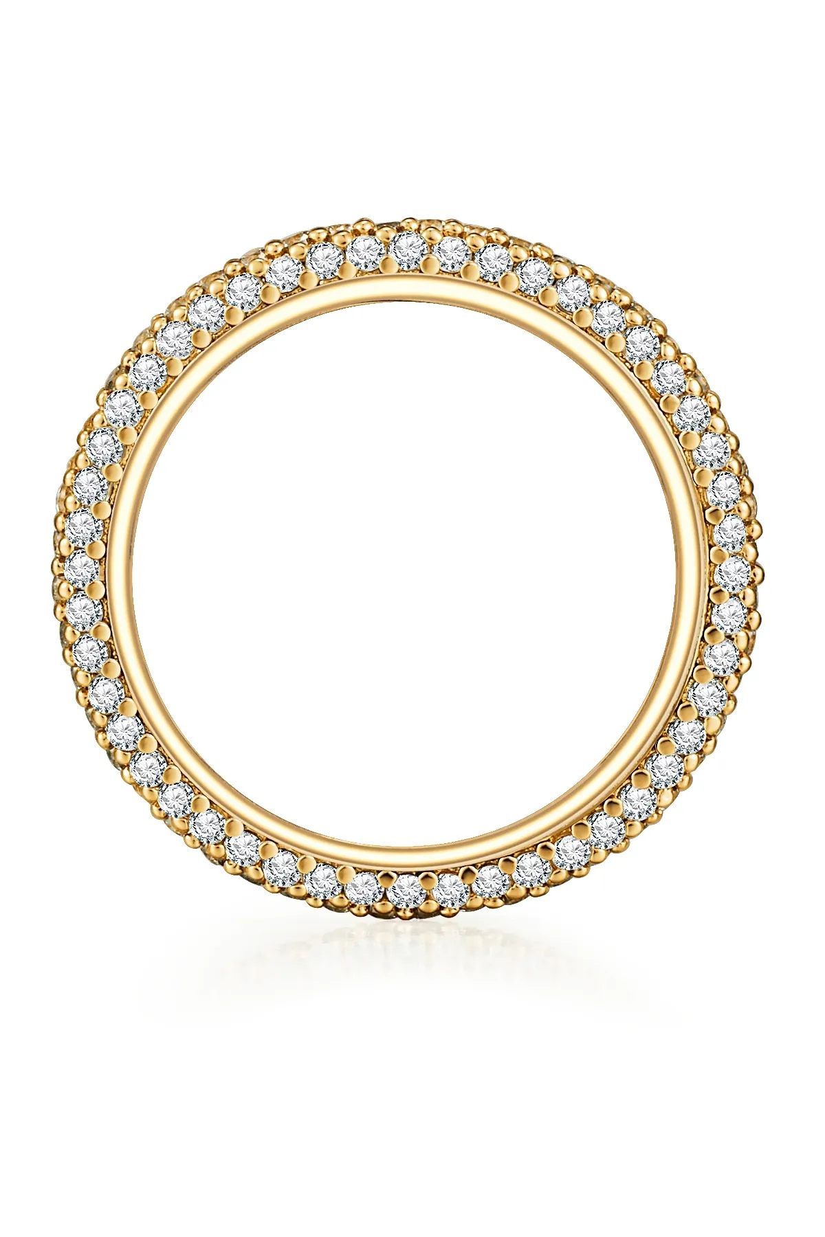 Lulu & Jane  Ring - Goldfarben - Zirkon