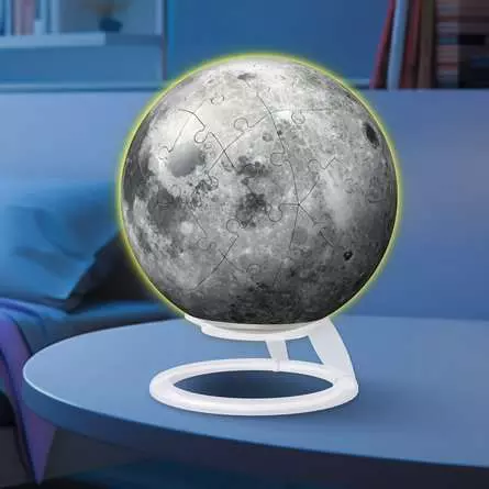 3D Puzzle Ball Der Mond - Glow-in-the-Dark