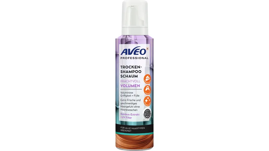 AVEO Professional Trockenshampoo Schaum Prachtvoll Volumen 200 ml