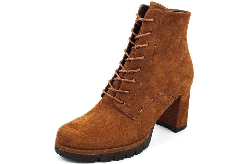 PAUL GREEN Schnür-Stiefeletten braun