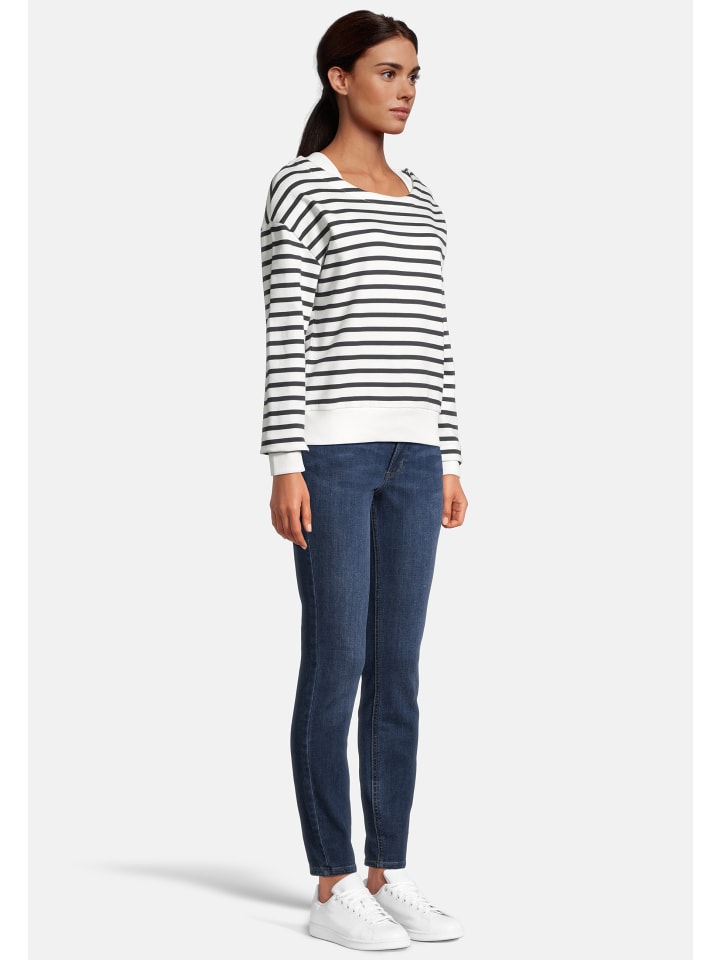 Salzhaut Sweatshirt LAFF in Navy Offwhite günstig kaufen