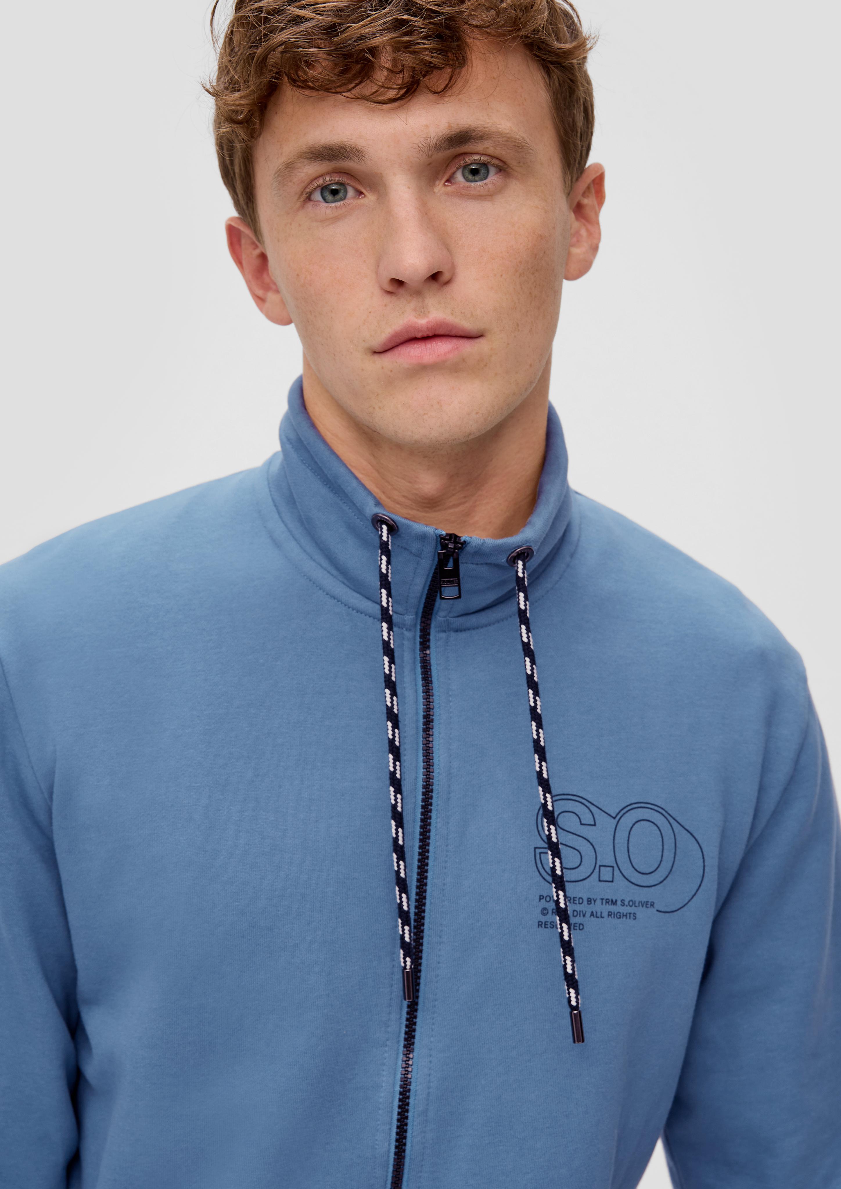 Sweatjacke mit hohem Stehkragen  2146005-54D1