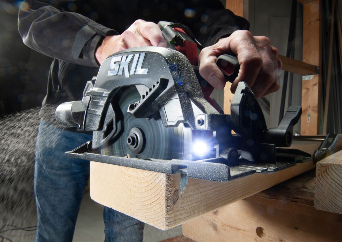 SKIL SW1E3571FA Cirkelsåg 20V 66mm borstlös exkl. batterier och laddare i väska