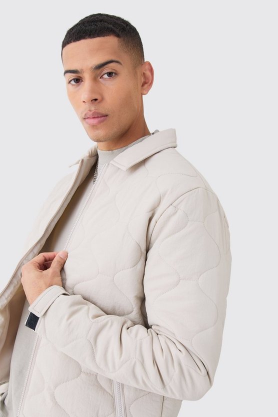 Gesteppte Jacke mit Kragen