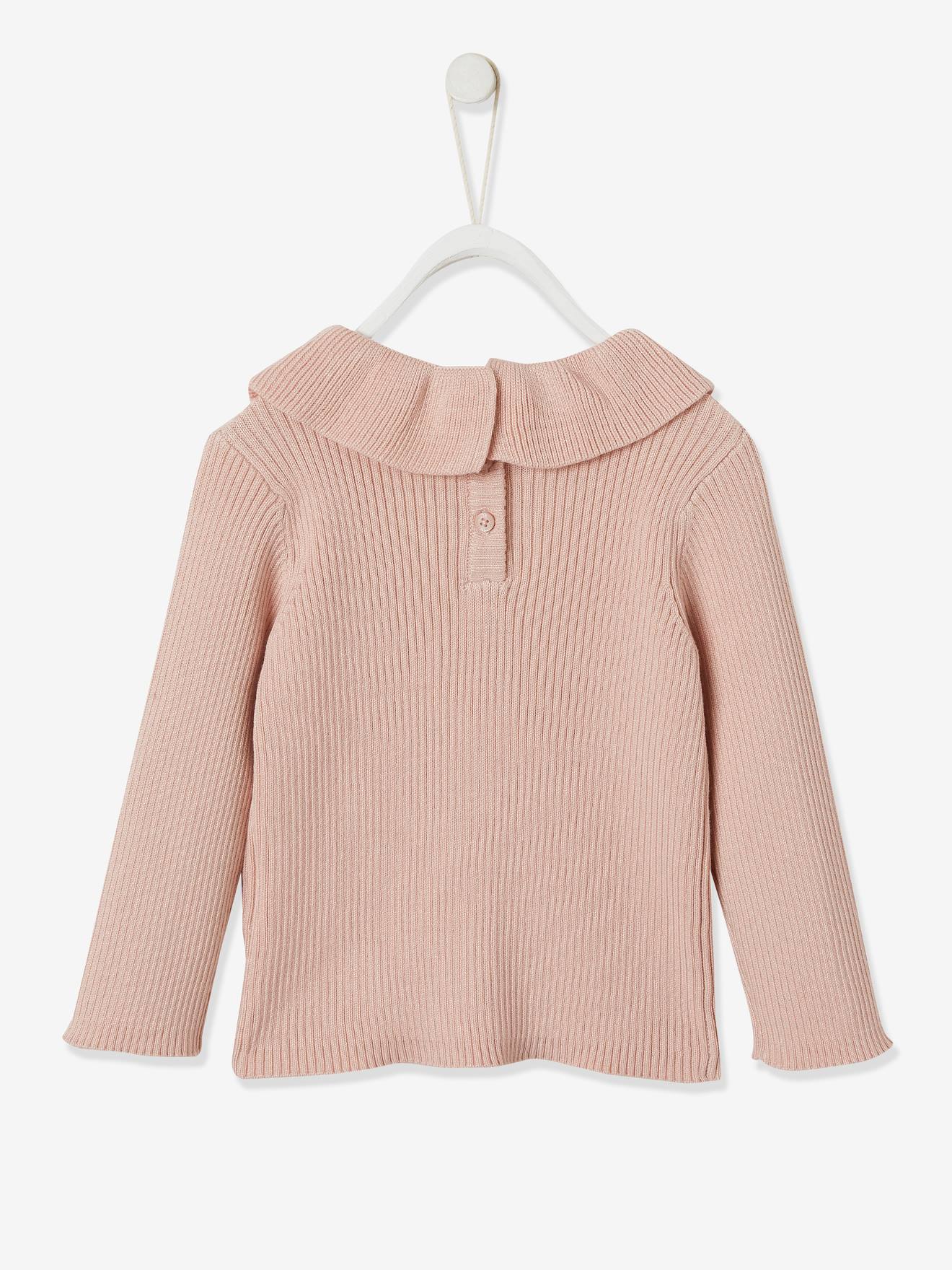 Vertbaudet Baby Pullover mit Kragen Oeko-Tex - bronze