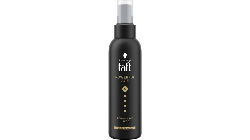 TAFT Föhn-Spray Powerful Age 150ml - Haltegrad 5 - sehr starker Halt 150 ml