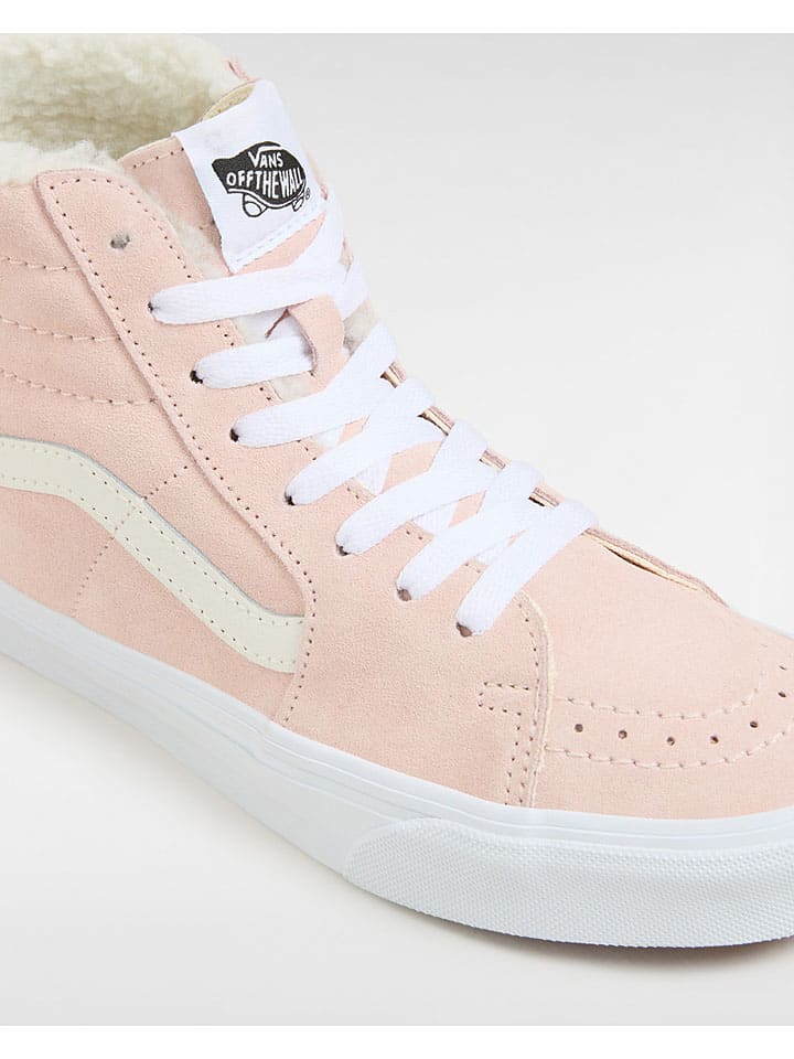 Vans Leder-Sneakers in Rosa günstig kaufen
