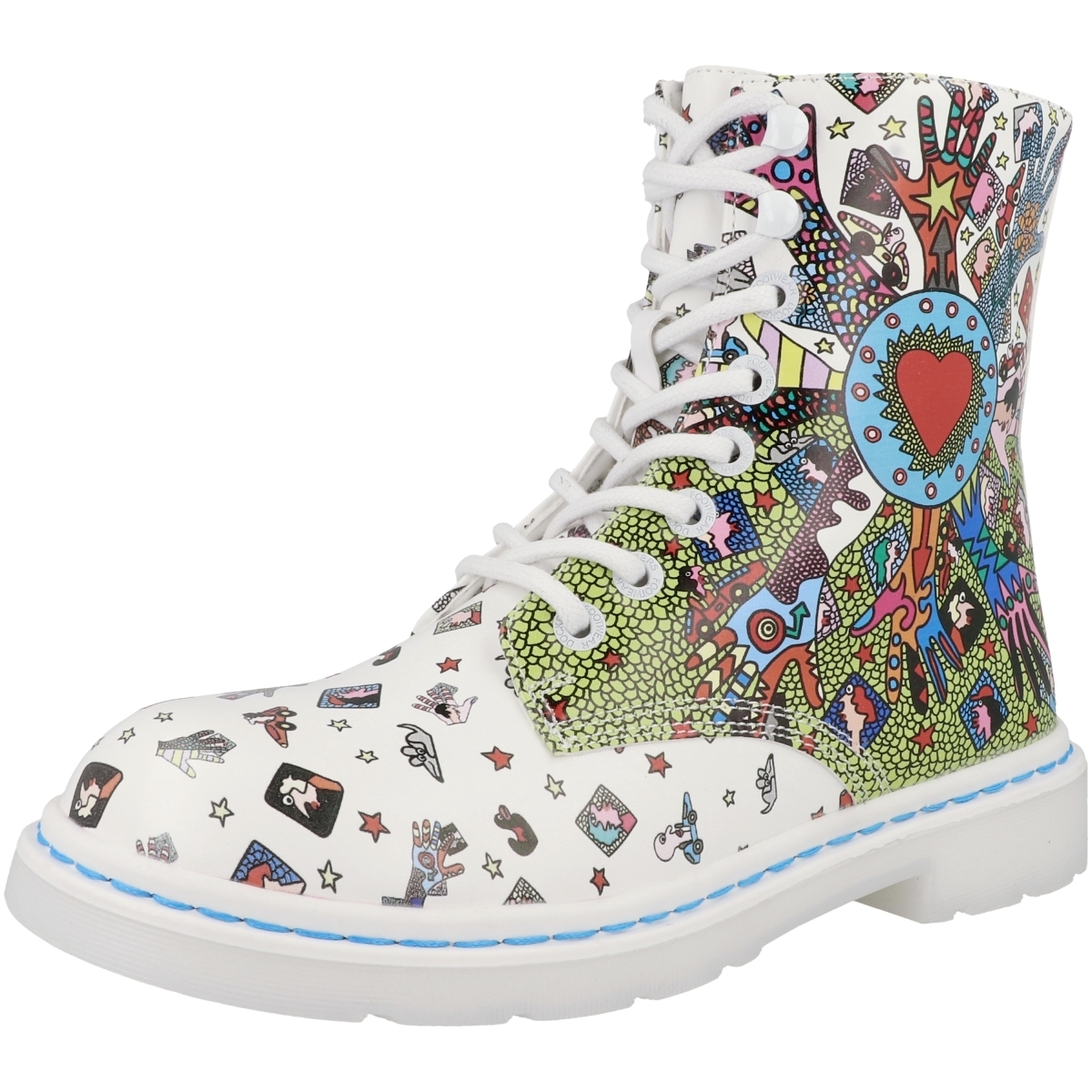 Dockers by Gerli 45TS201 X Art Limited Edition Schnürboots weiss