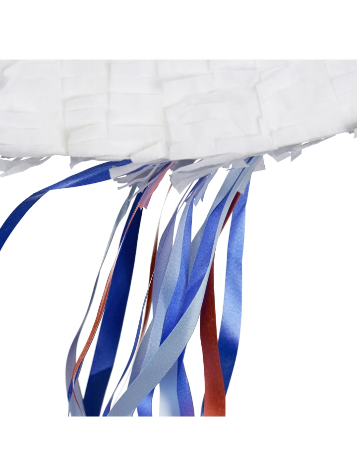 relaxdays Pinata Hai in Blau/Weiß günstig kaufen onesize