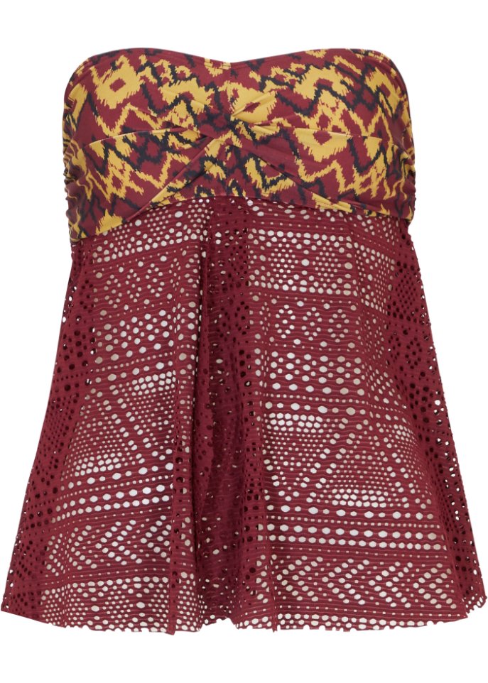 Bandeau Tankini Oberteil