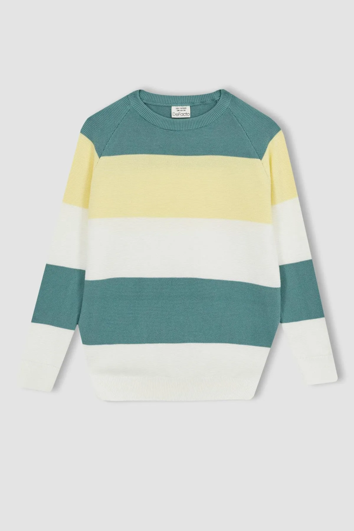 DeFacto  Strickpullover für Jungen mit normaler Passform und Rundhalsausschnitt