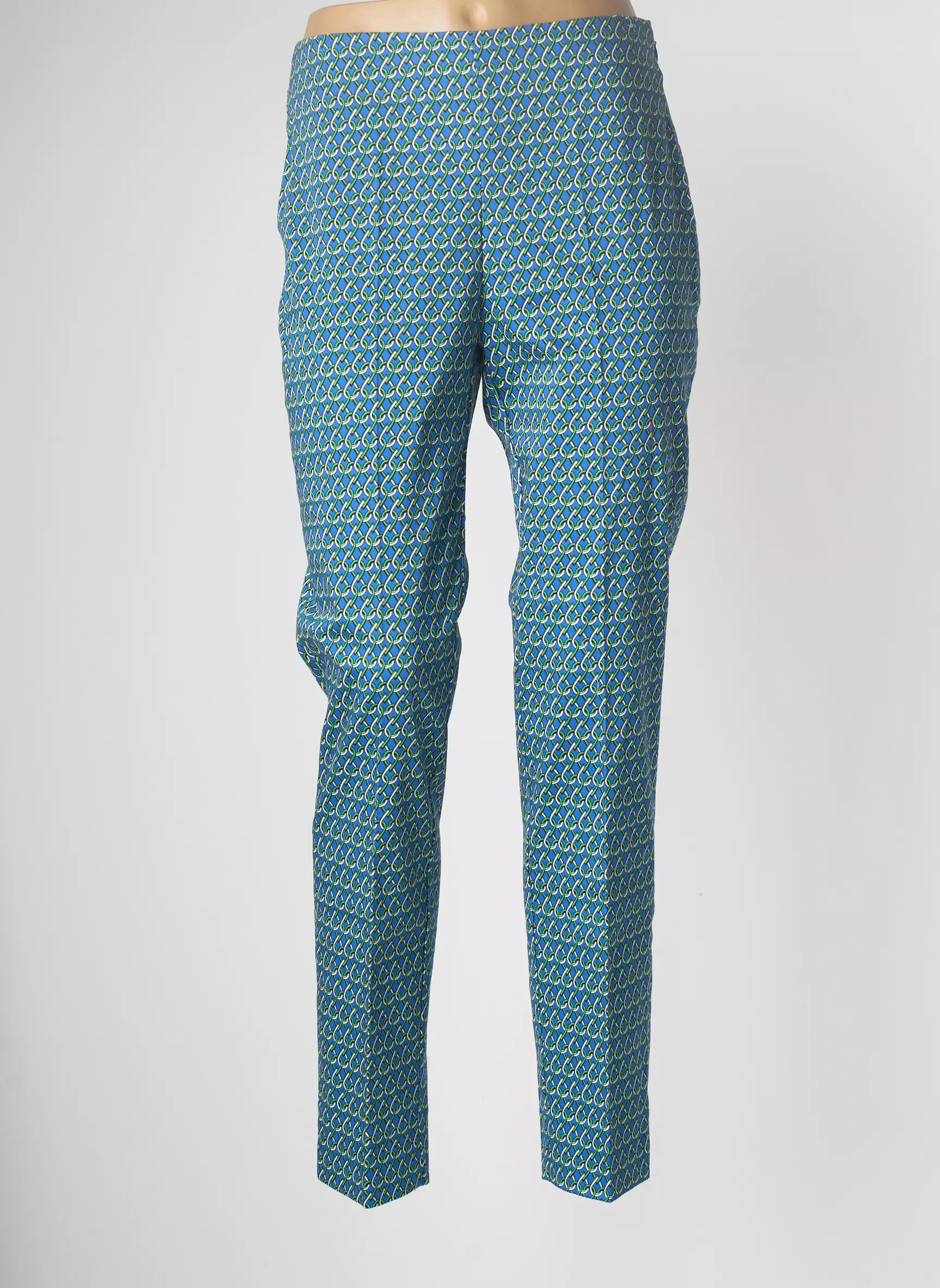 Carla Montanarini Pantalons Slim Femme couleur bleu