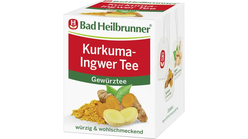 Bad Heilbrunner Kurkuma-Ingwer Tee Gewürztee 8 g