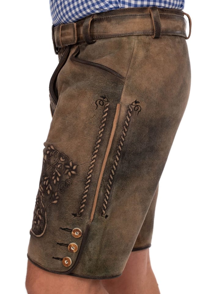 MADDOX Lederhose MITTELBERG in hellbraun günstig kaufen