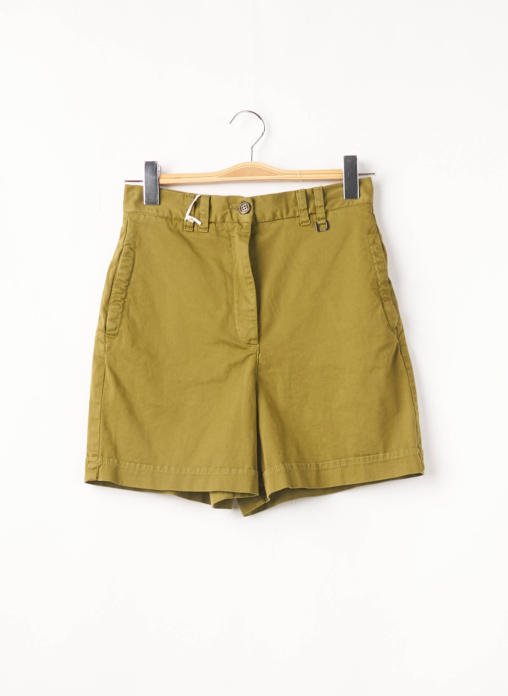 Please Bermudas Femme couleur vert