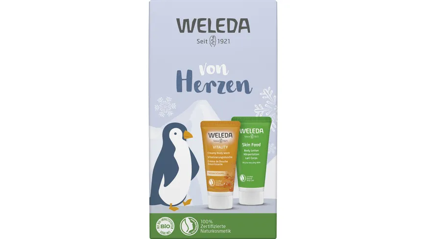 WELEDA Von Herzen Sanddorn & Skin Food Mini Geschenkpackung