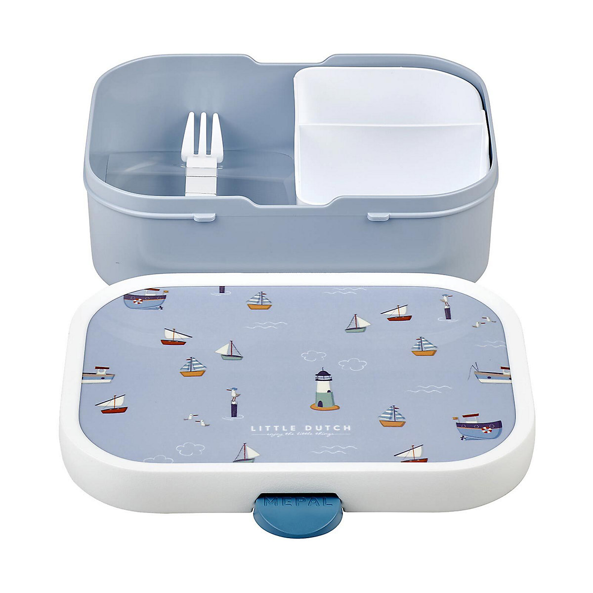 Brotdose Campus Sailors Bay, inkl. Bento-Einsatz & Snackgabel