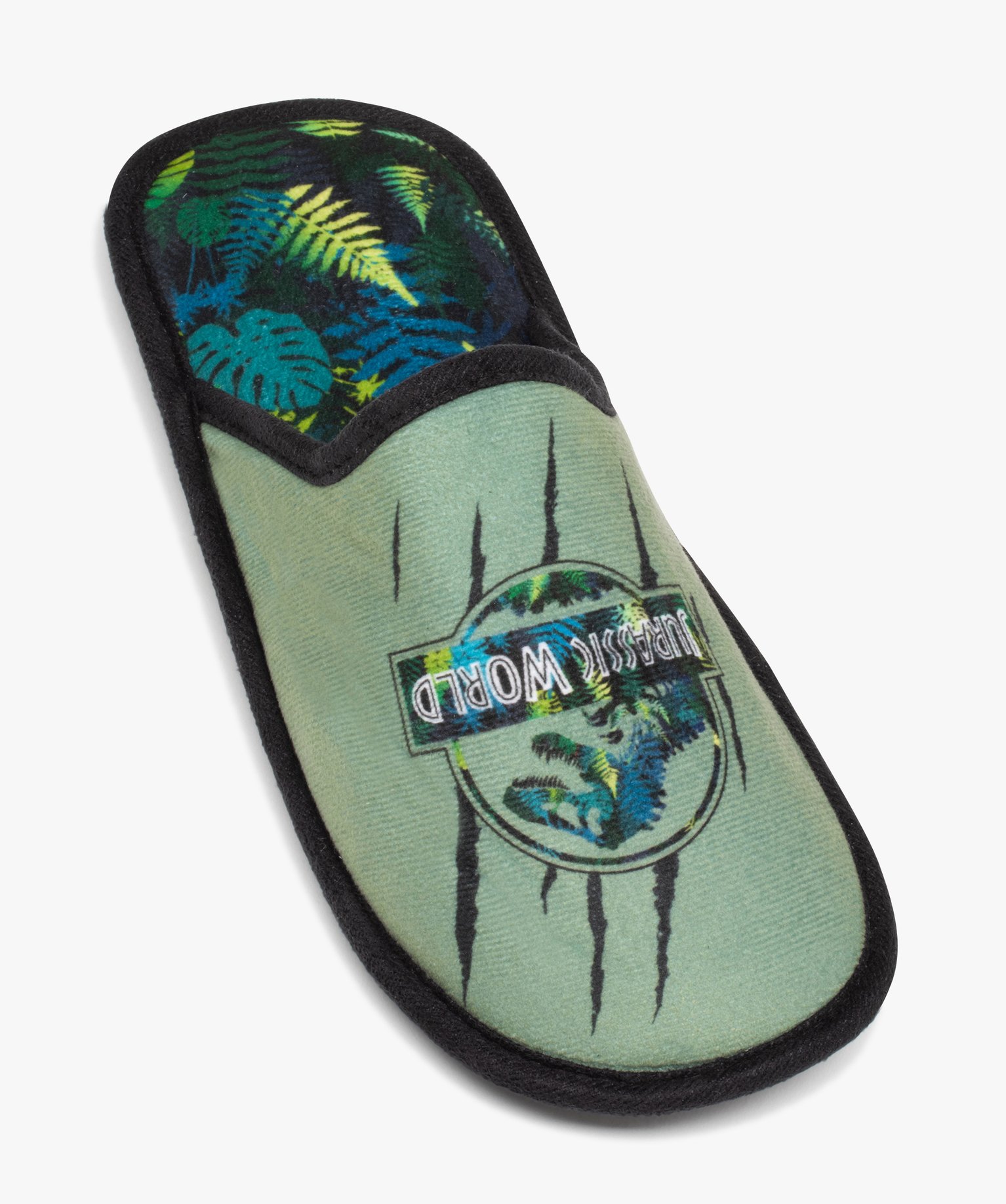 Chaussons Garçon mules imprimées – Jurassic World vert | GEMO