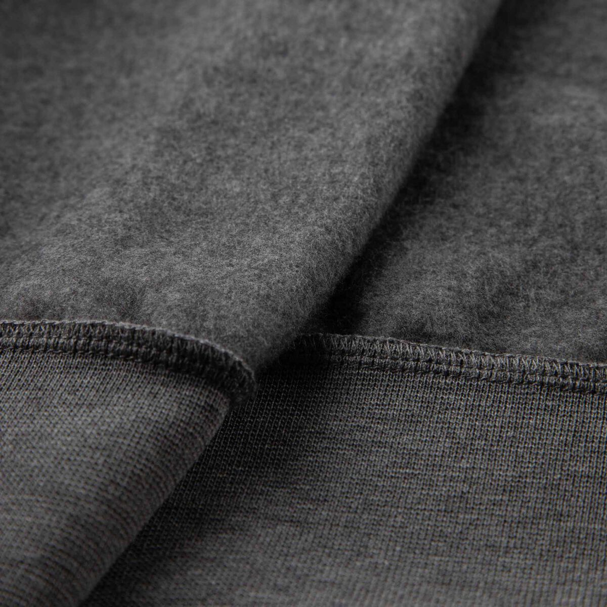 Herrensweatshirt mit Kapuze, Logo und durchgehendem Reißverschluss