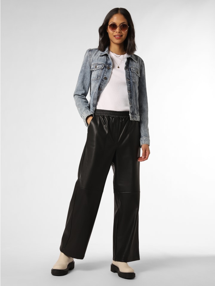 Marie Lund Hose in schwarz günstig kaufen