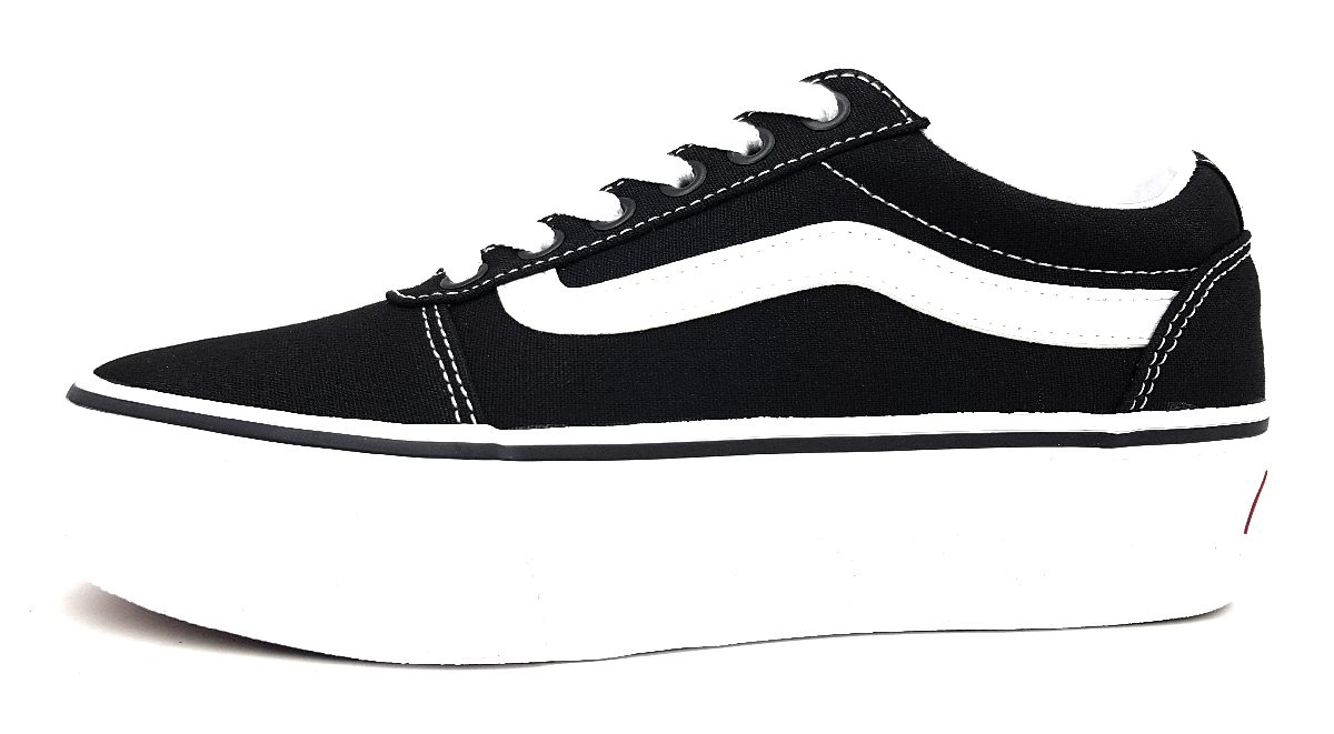 Vans Ward Platform VN0A3TLC1871 Schwarz C1871 Black/White