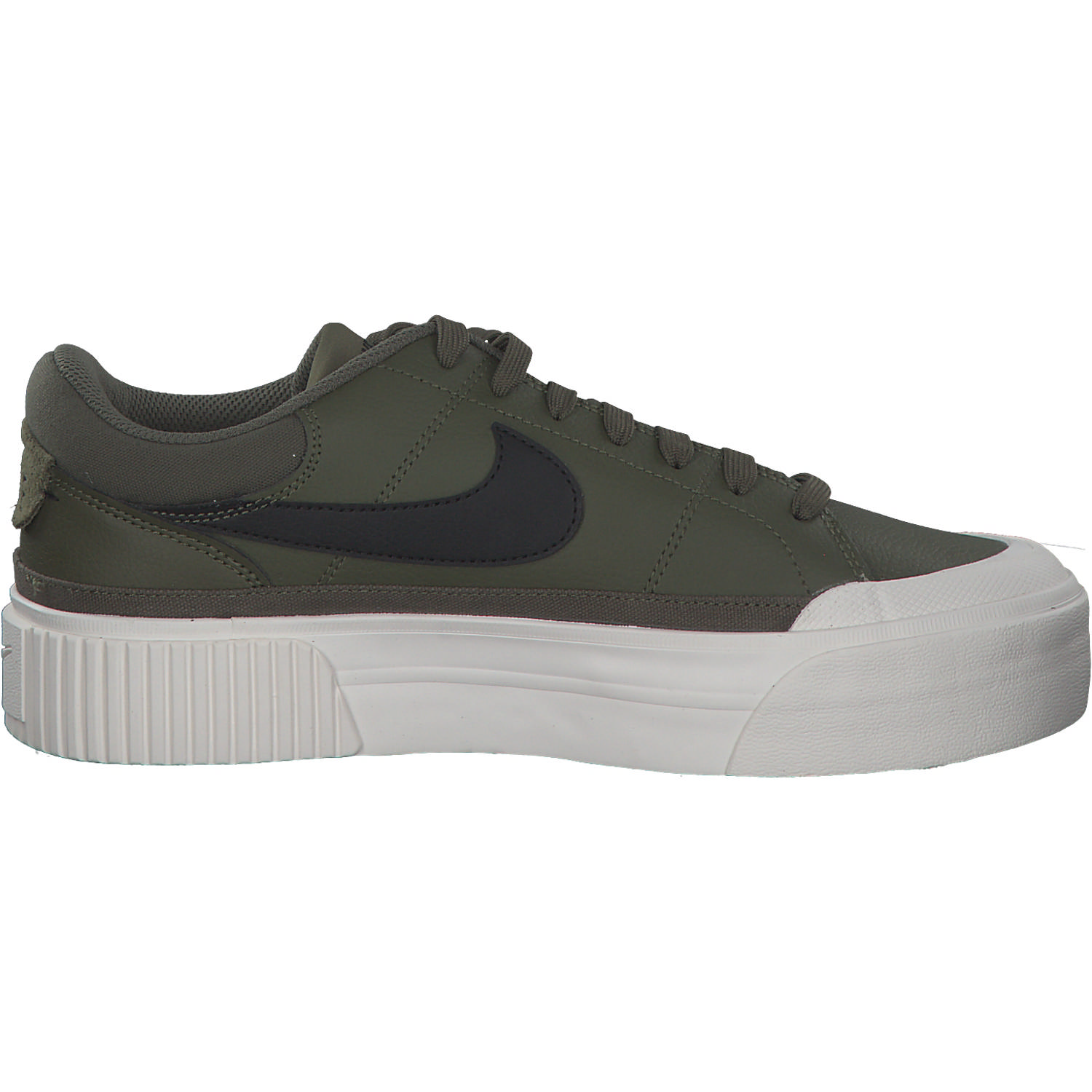 Nike Court Legacy Lift DM7590, Schnürschuhe, Damen, medium olive/black-sail-team o