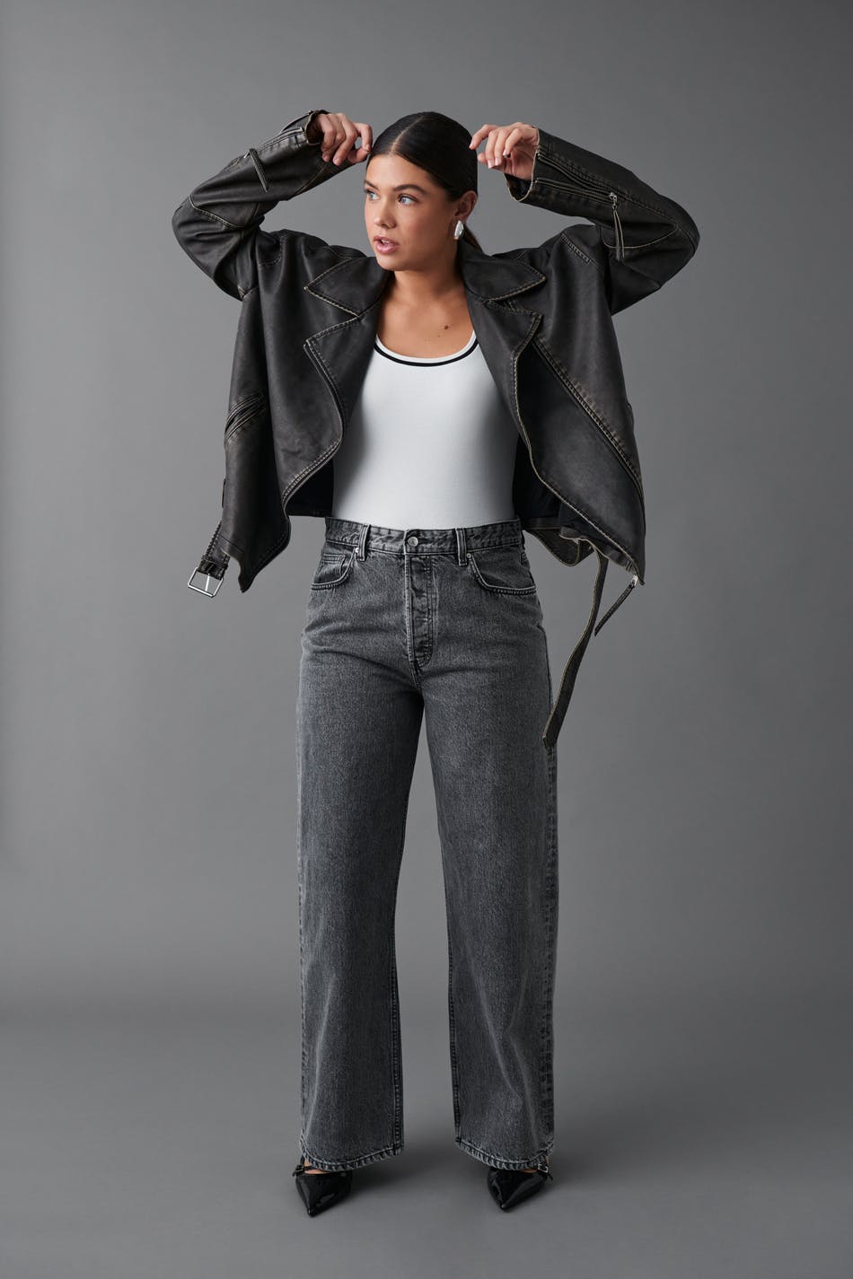 Baggy wide jeans