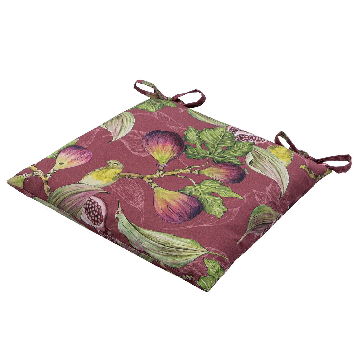 Madison Jasmin Bordeaux 46 x 46 Sitzkissen