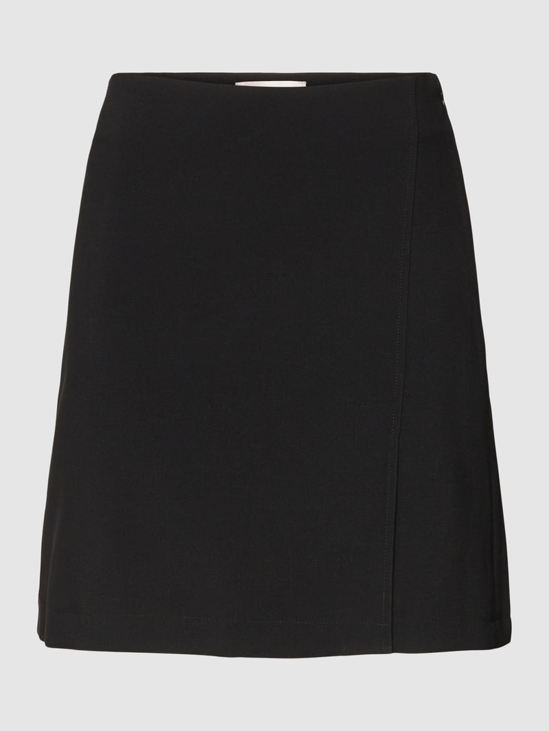 Minirock mit Seitenschlitz Modell 'GaleMD skirt' in schwarz