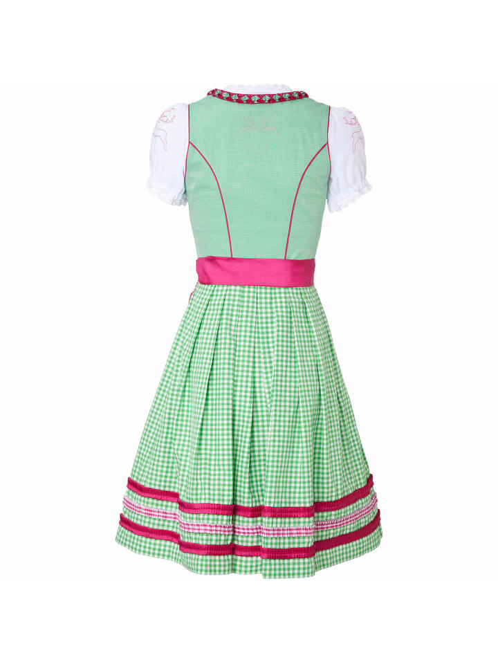 Wiesnkönig Dirndl Lori in Grün günstig kaufen 40