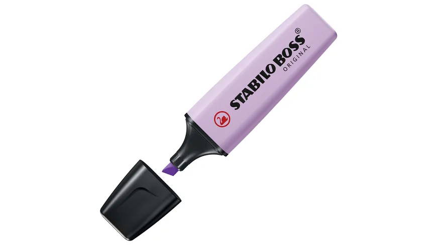 STABILO® Textmarker - STABILO BOSS ORIGINAL Pastel - Einzelstift - Schimmer von Lila lila