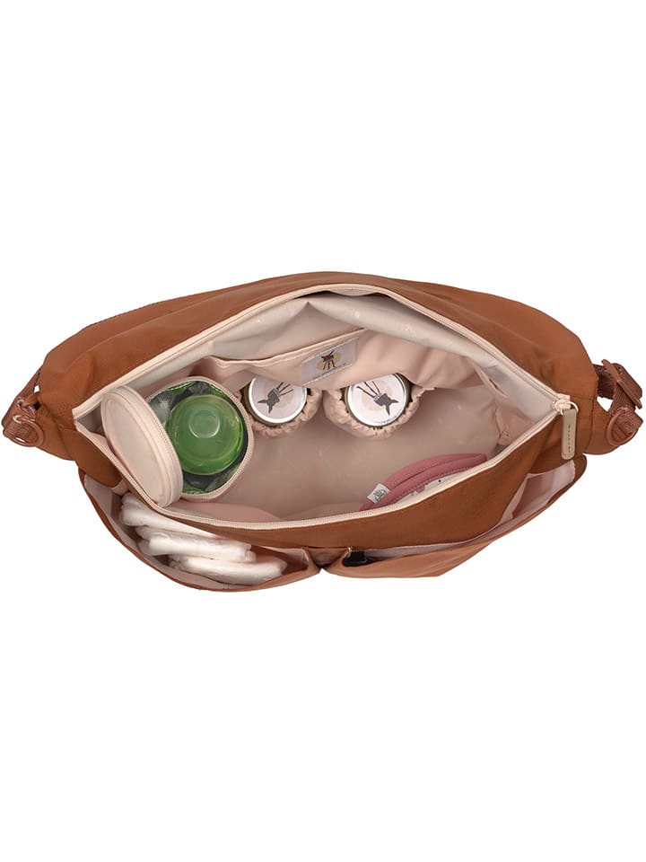 Lässig Wickeltasche in Cognac - (L)44,5 x (B)16,5 x (H)32,5 cm günstig kaufen onesize