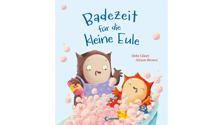 Badezeit für die kleine Eule