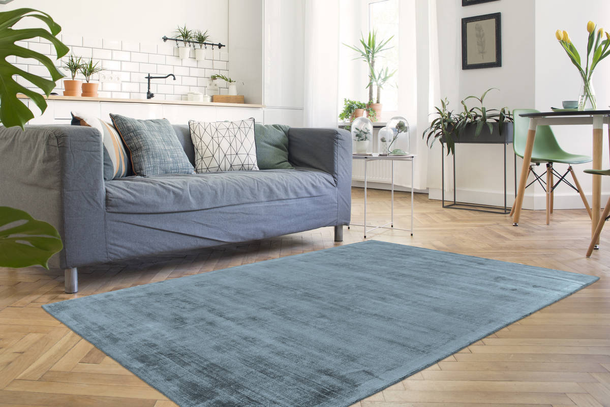 Padiro Teppich Blau 80cm x 150cm