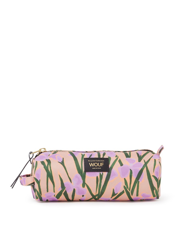 Trousse Wouf Iris à motif floral
