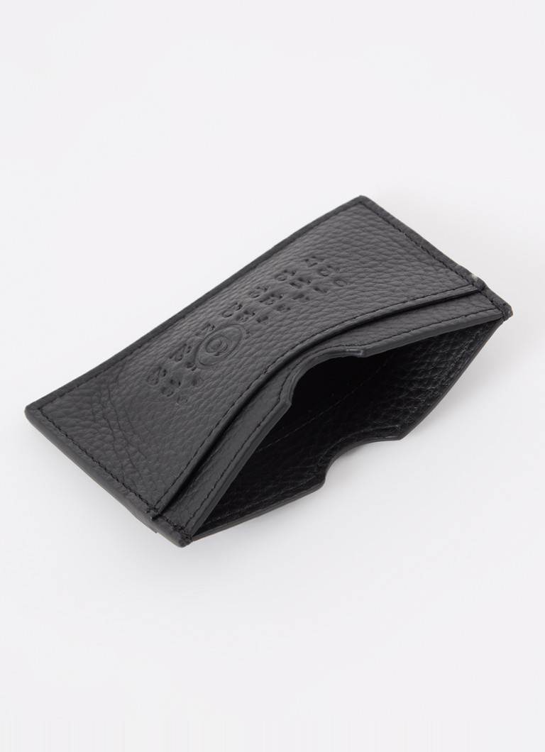 MM6 Signature leather card holder