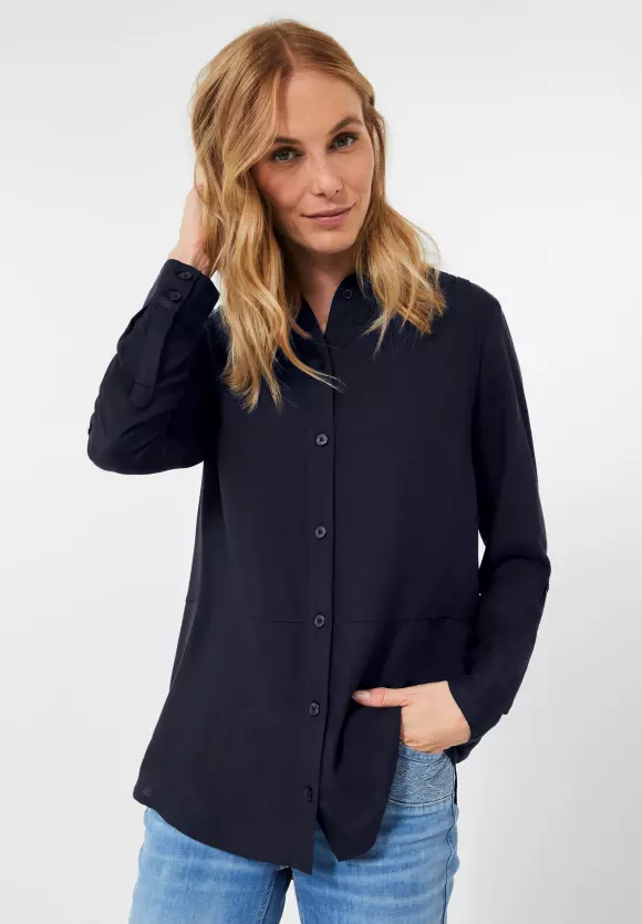 CECIL Longbluse in Unifarbe