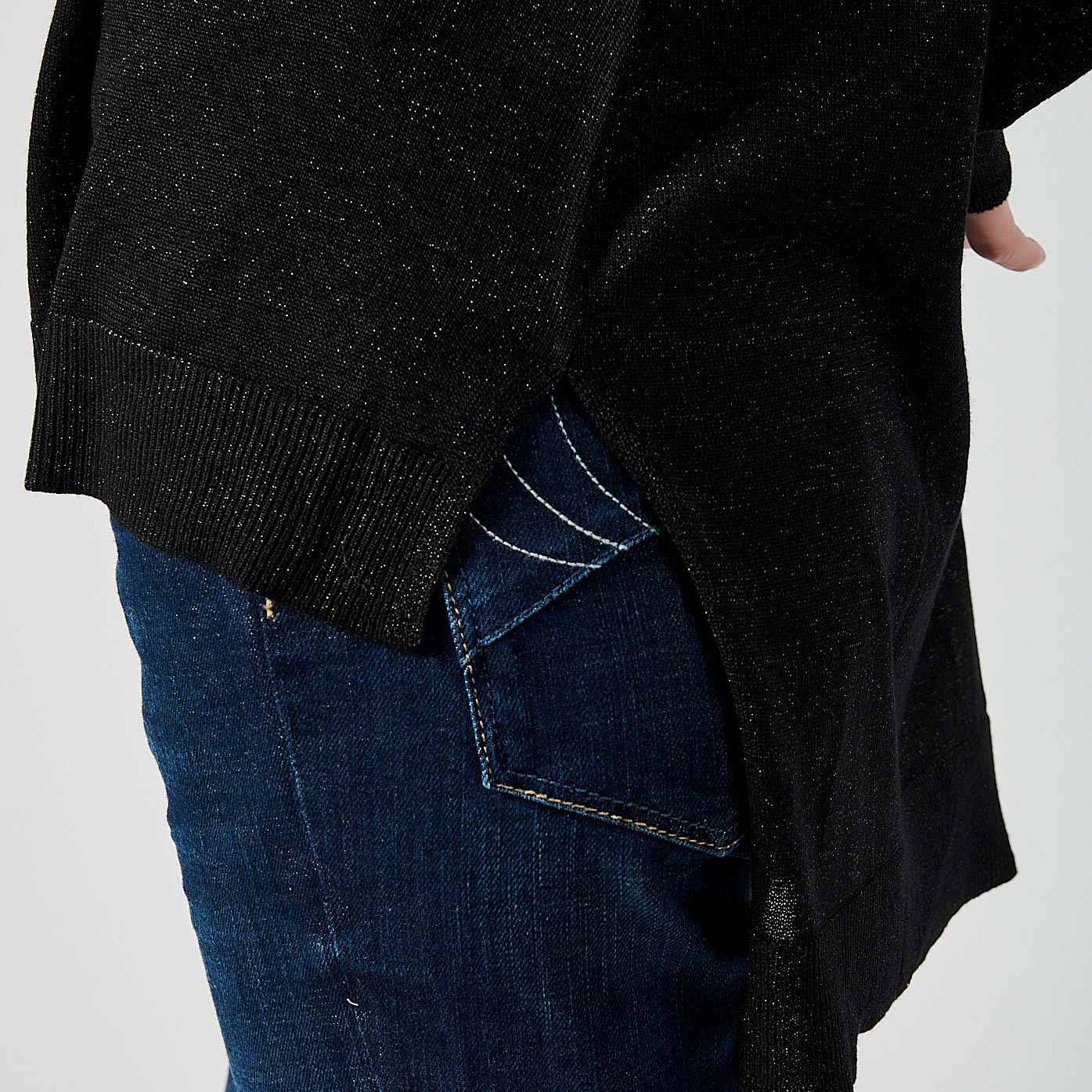 FERLY  Pull noir Femme