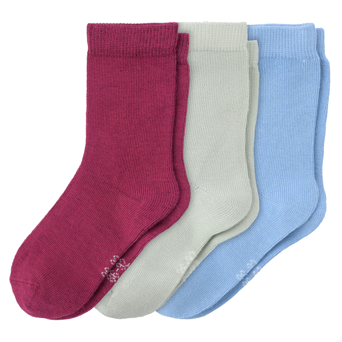3 Paar Baby Socken im Farb-Mix